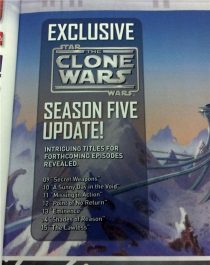 Novos nomes de episódios de The Clone Wars são confirmados pela Insider