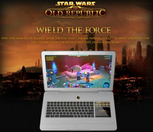 Razer mostra notebook modificado com tema de The Old Republic