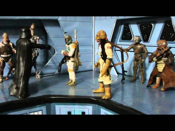 Meu Mundo Star Wars – Diorama Darth Vader e os Bounty Hunters