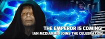 Ian McDiarmid na Celebration Europe II e trailer do evento