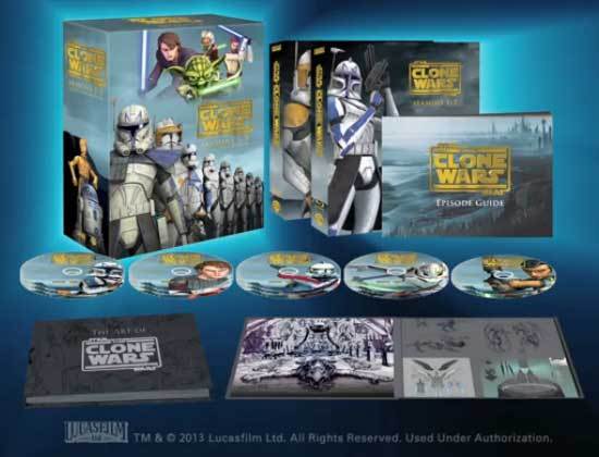 5ª temporada e série completa de The Clone Wars nos EUA para outubro