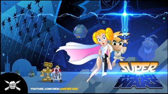 Crossover entre Star Wars e o Universo Nintendo em formato animação
