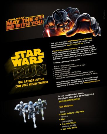 Participe do Star Wars Run