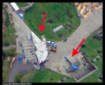 Millennium Falcon e X-Wing são vistas no set do Episódio VII