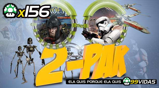99Vidas 156 – 2-Pak: Heroes of Might and Magic 3 e Star Wars Battlefront