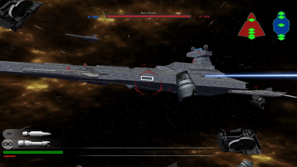 Em Star Wars Battlefront 2 há mapa espacial, mas o player não joga dentro do cockpit