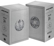Pré-venda de caixa com os livros de Star Wars pela Bertrand