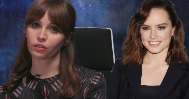 Felicity Jones grava vídeo para não ser confundida com Daisy Ridley