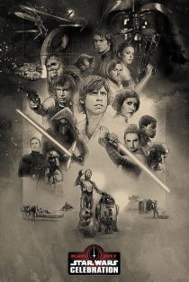 Star Wars Celebration ganha cartaz com personagens da série