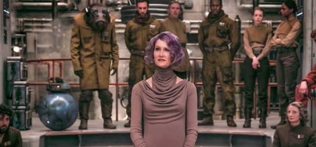 Amilyn Holdo entra na Resistência para agitar as coisas, diz Laura Dern