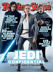 Rey, Luke e Kylo Ren aparecem juntos na capa da Rolling Stone