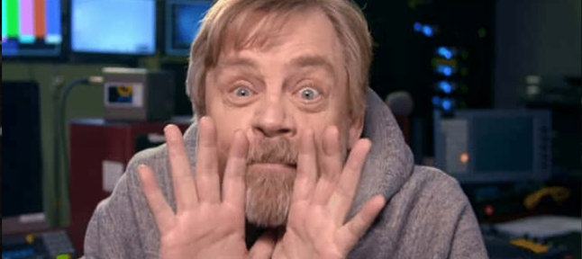 Mark Hamill faz pegadinha com fãs interesseiros em aeroporto