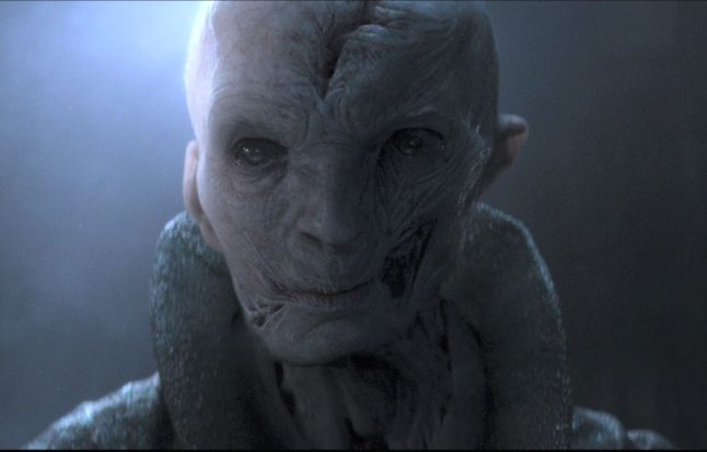 Andy Serkis confirma que Snoke é inspirado em Hugh Hefner