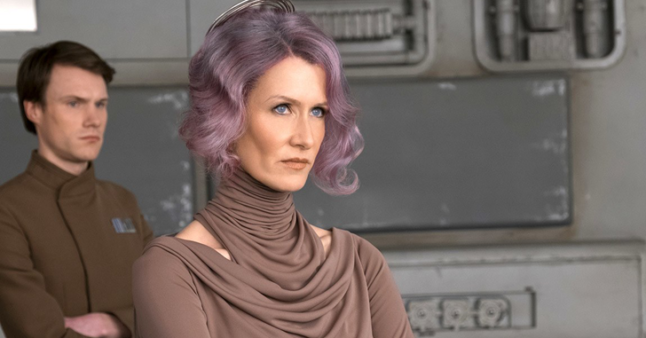 Laura Dern quer voltar a interpretar a Almirante Holdo