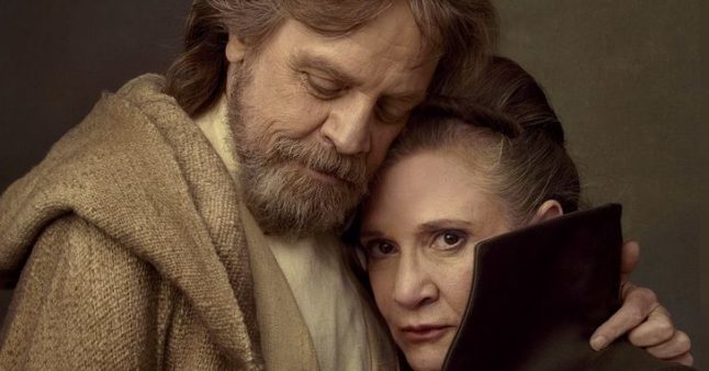 Star Wars: Os Últimos Jedi – Cena emocionante dos bastidores da reunião entre Luke e Leia é divulgada!