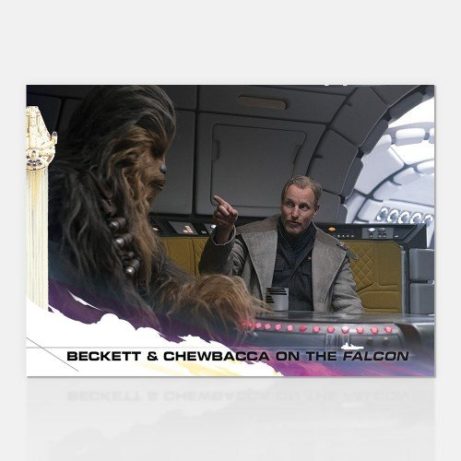 Chewie e Beckett estão na Millennium Falcon em nova foto