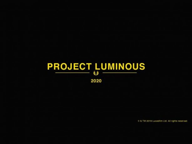 Lucasfilm Publishing anuncia “Project Luminous”, a ser lançado em 2020