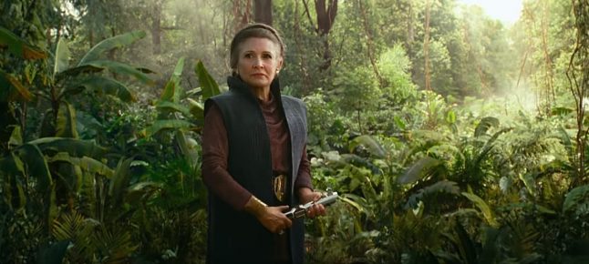 Teaser mostra Leia com o sabre de sua família