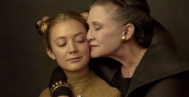 Filha de Carrie Fisher interpretou a Princesa Leia em uma cena de A Ascensão Skywalker