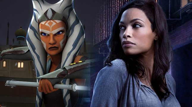 Artista gráfico imagina como será Rosario Dawson como Ahsoka Tano