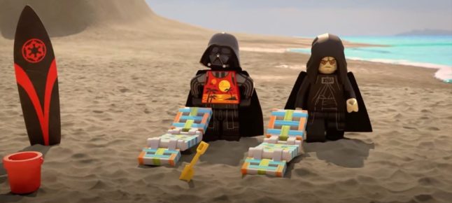 Darth Vader pega uma praia no trailer de LEGO Star Wars: Férias de Verão