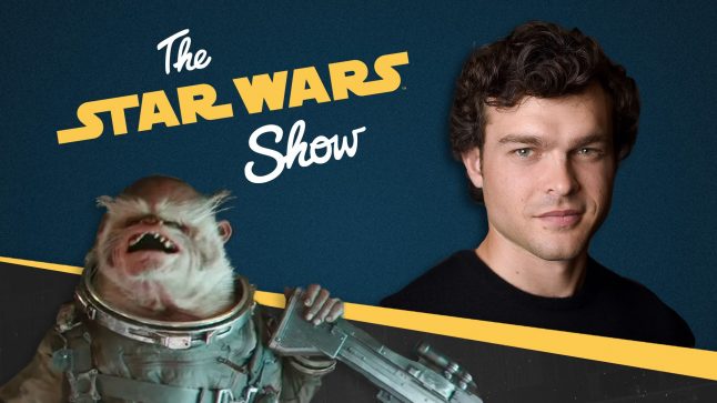 Exclusive Chat with Alden Ehrenreich and Details on Rogue One’s Space Monkey | The Star Wars Show